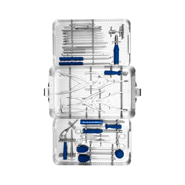 Set de colocación de tornillos cervicales para cirugía de columna