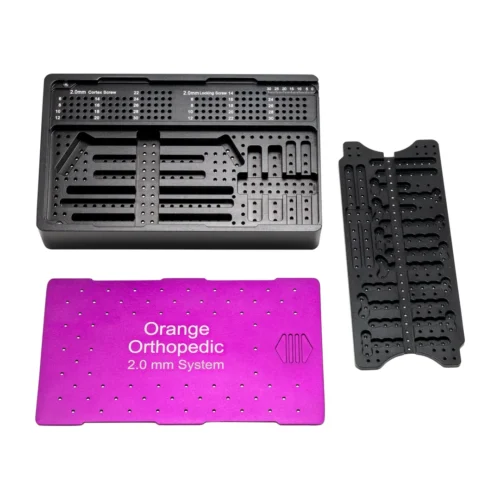 Set de Placas Mini Fragmentos LCP Mano y Pie 1.5 / 2.0 / 2.4 mm