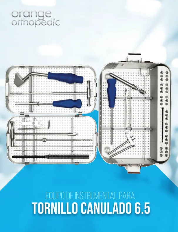 Equipo de Instrumental para Tornillo Canulado 6.5