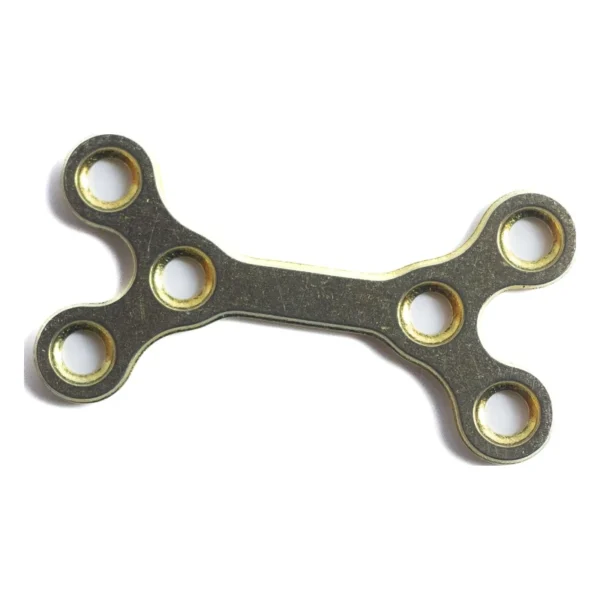 Placa Doble “Y” 2.0 mm para Cirugía Maxilofacial