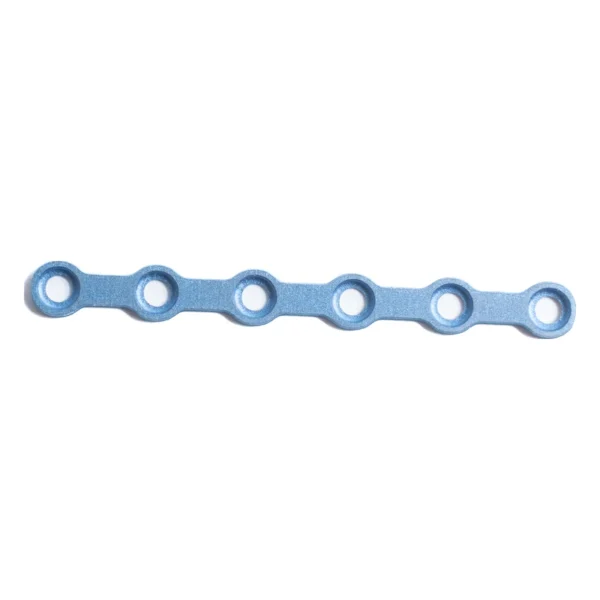 Placa Recta 1.5 mm para Cirugía Maxilofacial