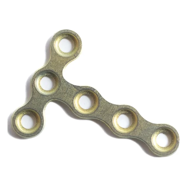 Placa “T” 2.0 mm para Cirugía Maxilofacial