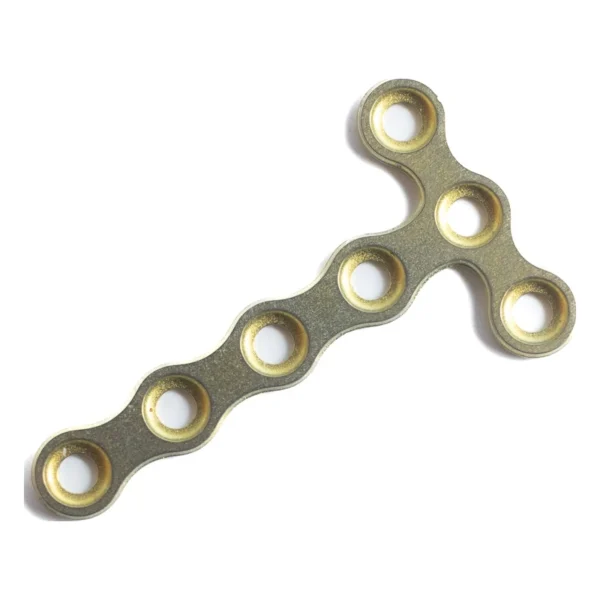 Placa “T” 2.0 mm para Cirugía Maxilofacial